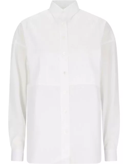 Finamore 1925 'Grace' Pleated Shirt