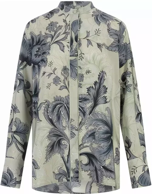 For Restless Sleepers Etna Shirt With Renaissance Flower