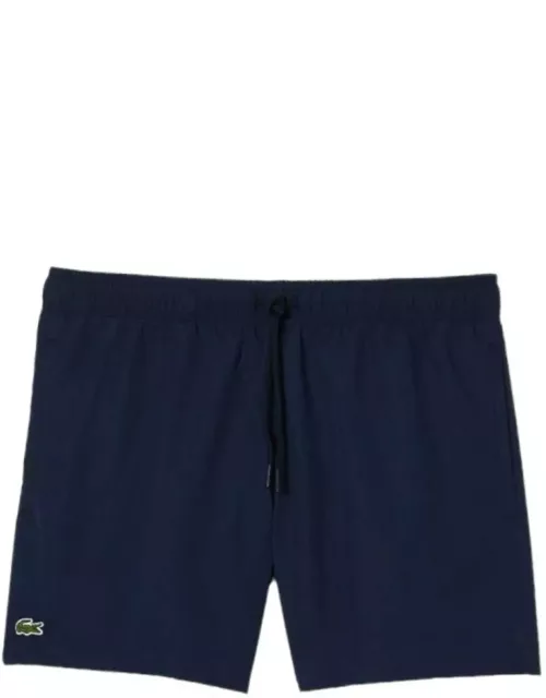 Lacoste Logo Patch Drawstring Swim Short