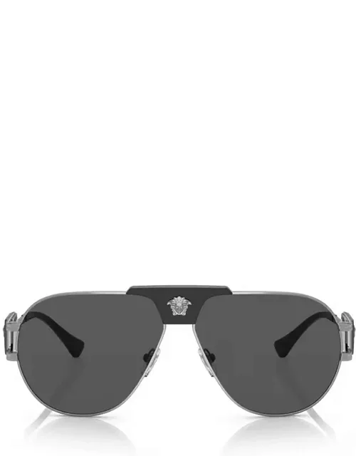 Versace Aviator Frame Sunglasse