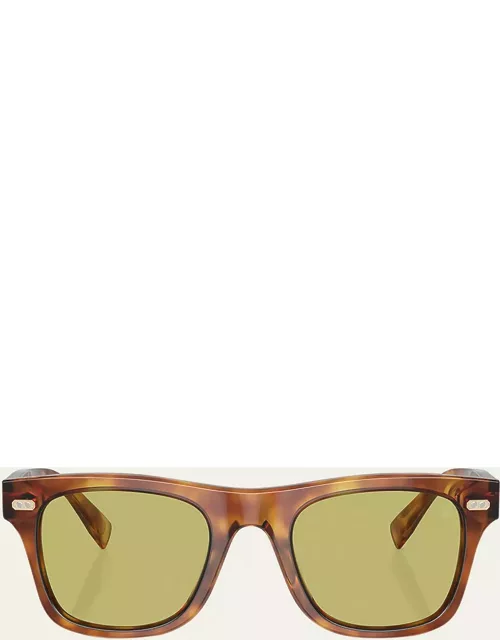Men's bc4002s Acetate Square Sunglasse