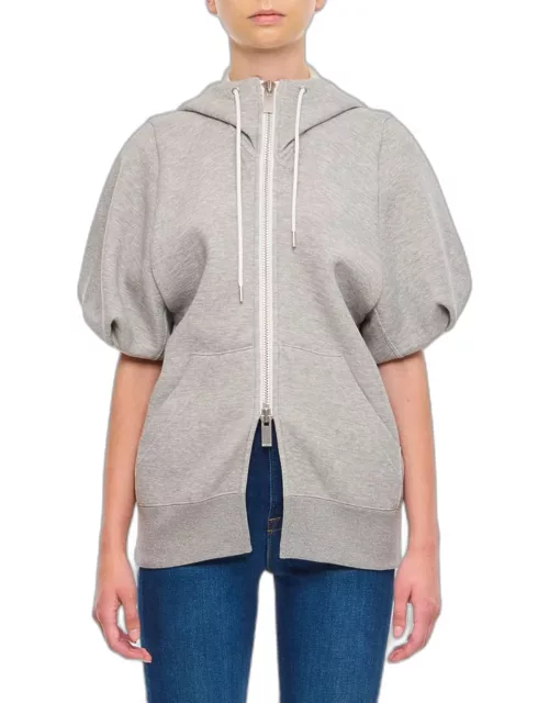 Sacai Sponge Sweat Hoodie Grey