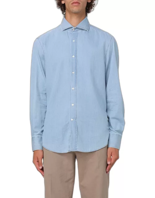 Shirt BRUNELLO CUCINELLI Men color Deni