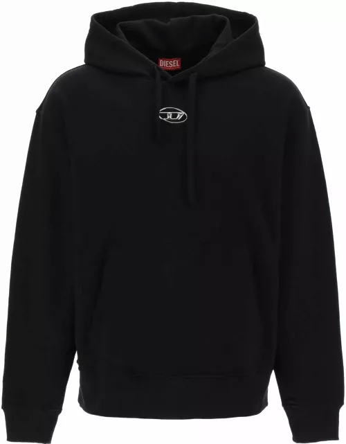 DIESEL s-max hoodie with oval d logo