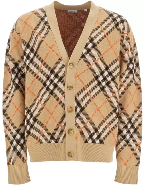 BURBERRY ered wool and mohair cardigan sweater