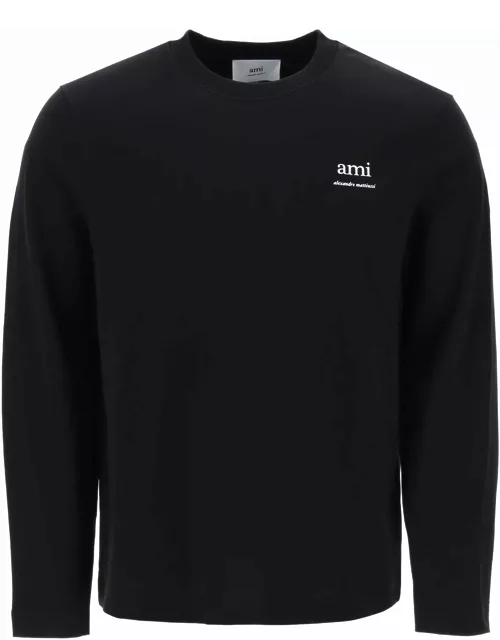 AMI ALEXANDRE MATIUSSI long-sleeved cotton t-shirt for