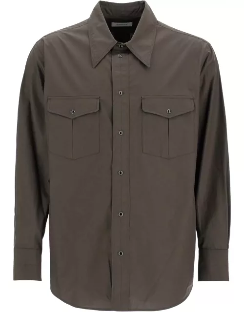 LEMAIRE western shirt with snap button