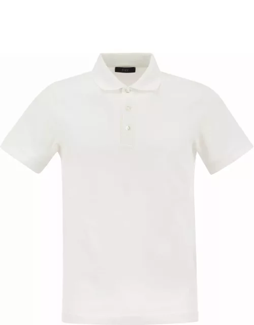 Fay Stretch Cotton Polo Shirt