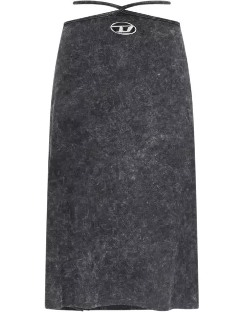 Diesel 'O-Rossi' Flared Midi Skirt