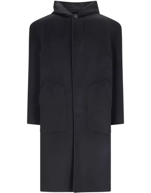 Giorgio Armani Single-Breasted Midi Coat