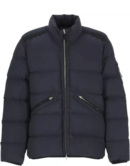 Stone Island Quilted Jacket With Logo