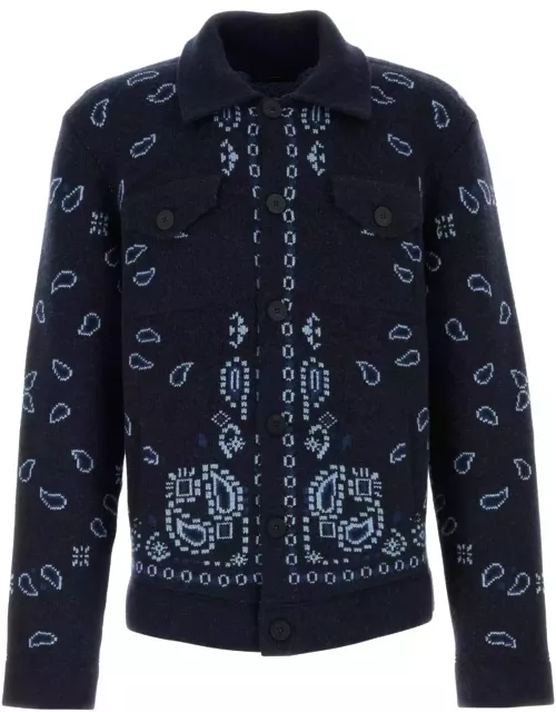 Alanui Embroidered Wool Blend Cardigan