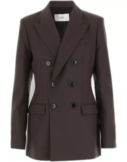 Ami Alexandre Mattiussi Double-breasted Wool Jacket