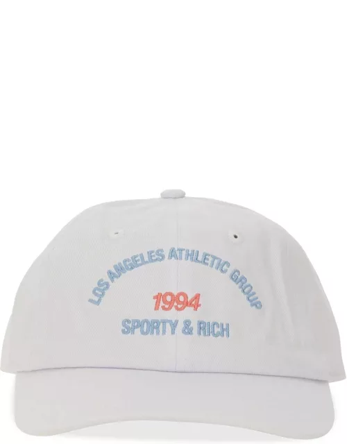 sporty & rich baseball hat with logo