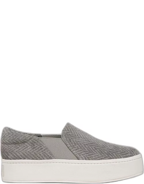 Warren Herringbone Platform Sneaker