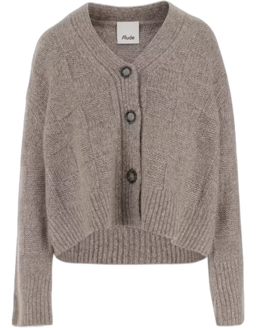 Allude Cashmere And Silk Cardigan