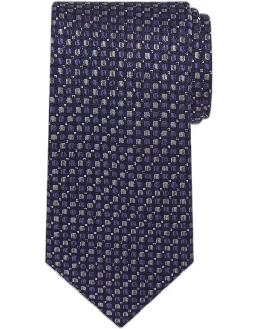 JoS. A. Bank Men's Traveler Collection Microchip Tie, Purple, One