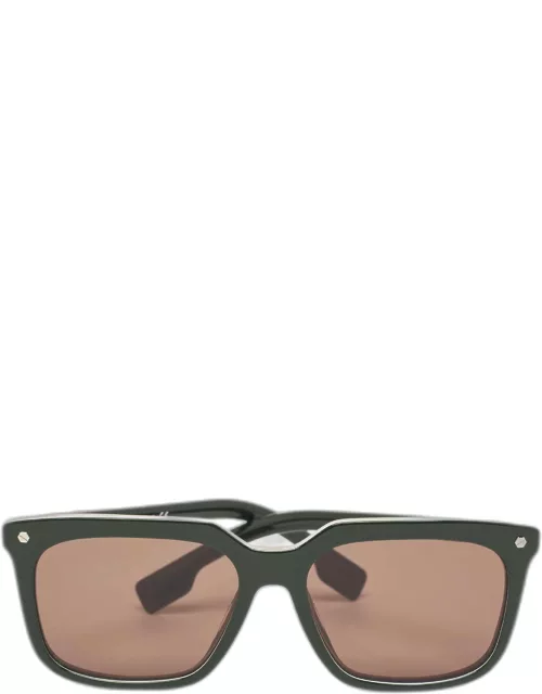 Burberry Green/Black Carnaby Square Sunglasse