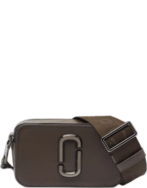 Marc Jacobs Metallic/Green Patent Leather Snapshot Camera Crossbody Bag
