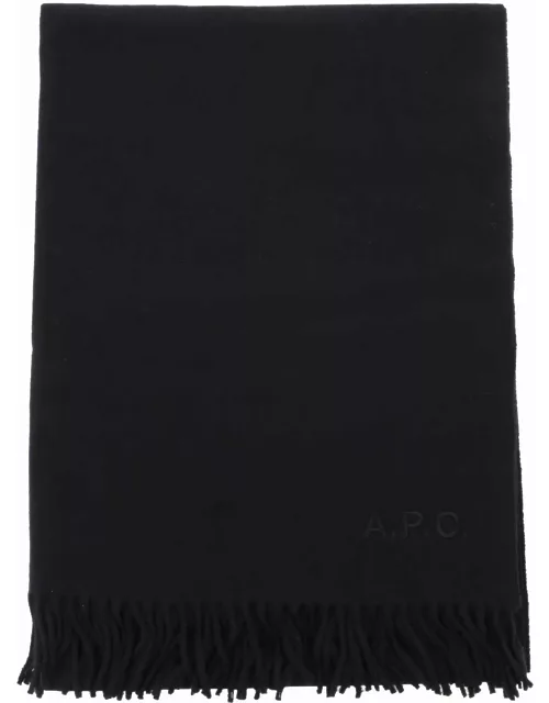 A. P.C. alix brodée wool scarf