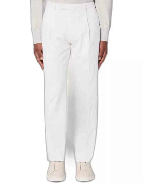 White corduroy trouser