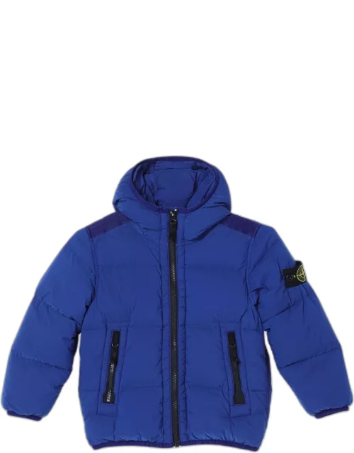 Electric Blue Hooded Padded Jacket