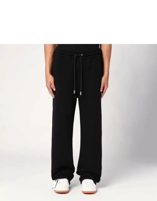 Black cotton jogging trouser
