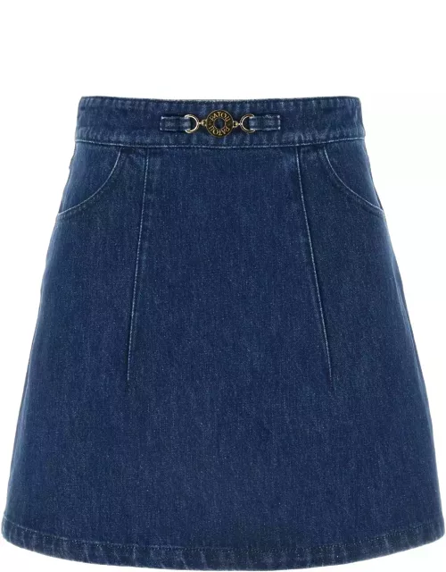 Patou Denim Mini Skirt