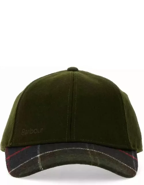 Barbour Baseball Hat With Logo