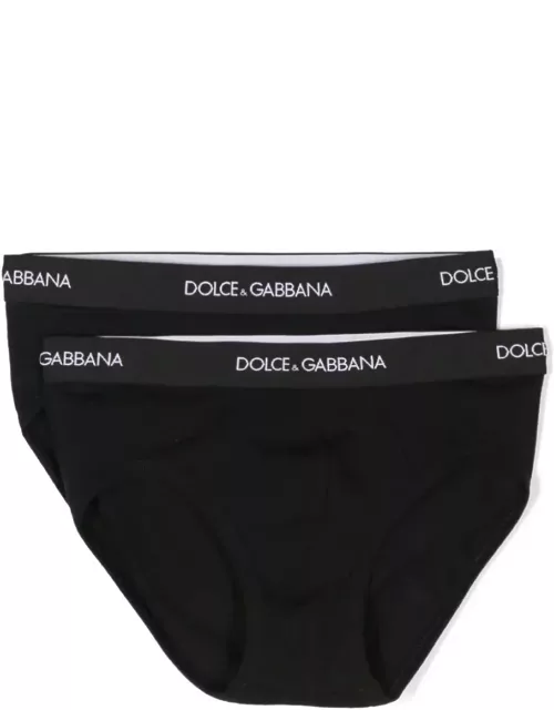 Dolce & Gabbana Set Of 2 Briefs With Logo