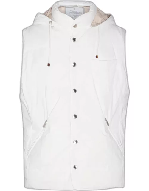 Brunello Cucinelli White Casual Jacket