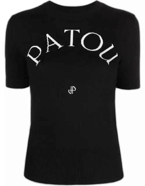 Patou Black Cotton T-shirt