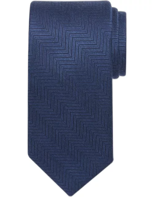 JoS. A. Bank Men's Traveler Collection Chevron Stripe Tie, Navy, One