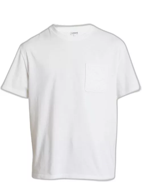 Men's Embroidered Anagram Pocket T-Shirt