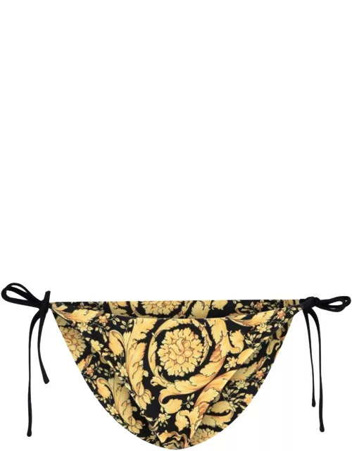 versace baroque print bikini botto