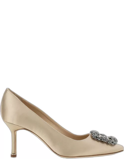 Pumps MANOLO BLAHNIK Woman color Champagne