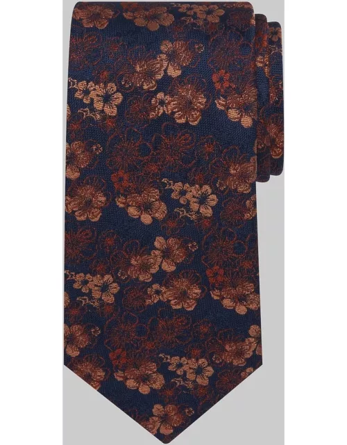 JoS. A. Bank Men's Reserve Collection Filetto Floral Tie, Orange, One