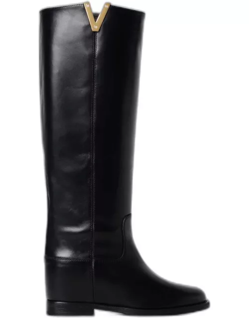 Flat Ankle Boots VIA ROMA 15 Woman color Black