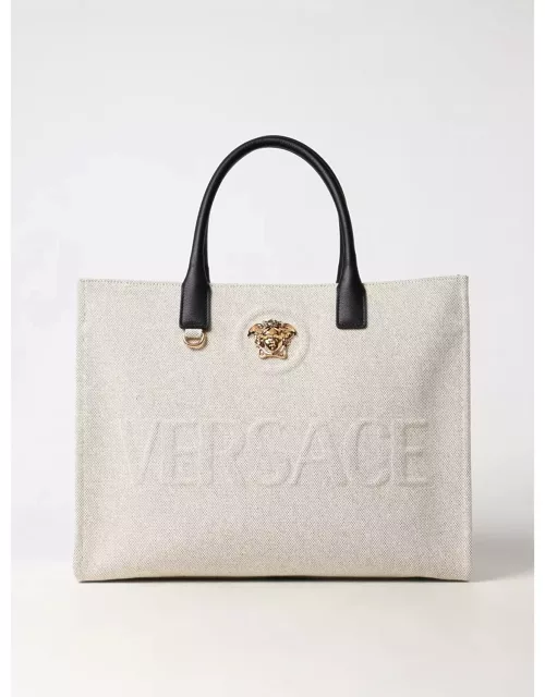 Tote Bags VERSACE Woman color White