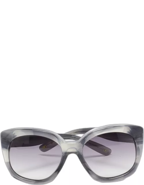 Bottega Veneta Grey Gradient BV 185/S Cat Eye Sunglasse