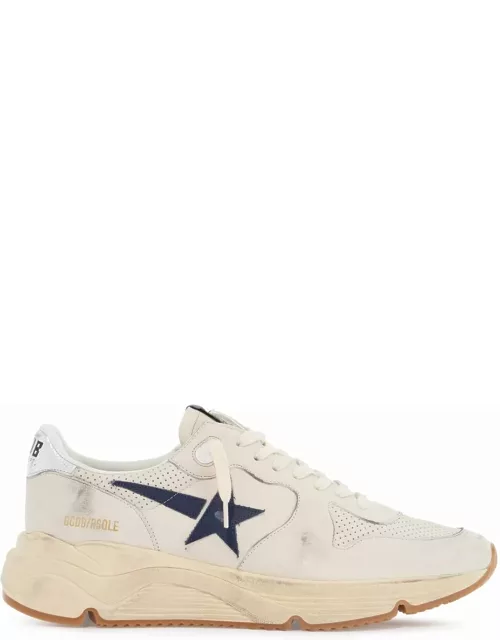 GOLDEN GOOSE leather sole running sneakers with