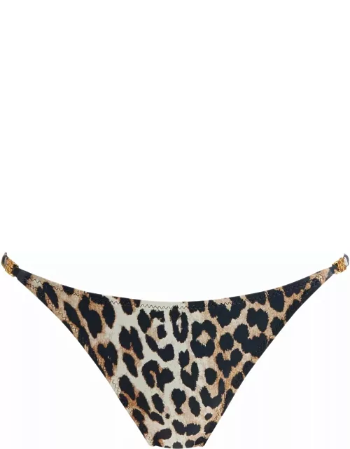 GANNI leopard print bikini brief