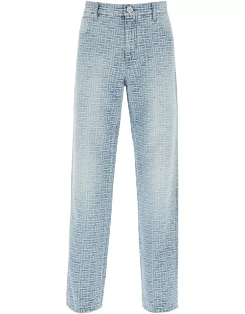 Balmain Straight Monogram Jean