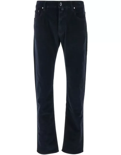 Jacob Cohen Blue Five-pocket Slim Jeans In Cotton Man