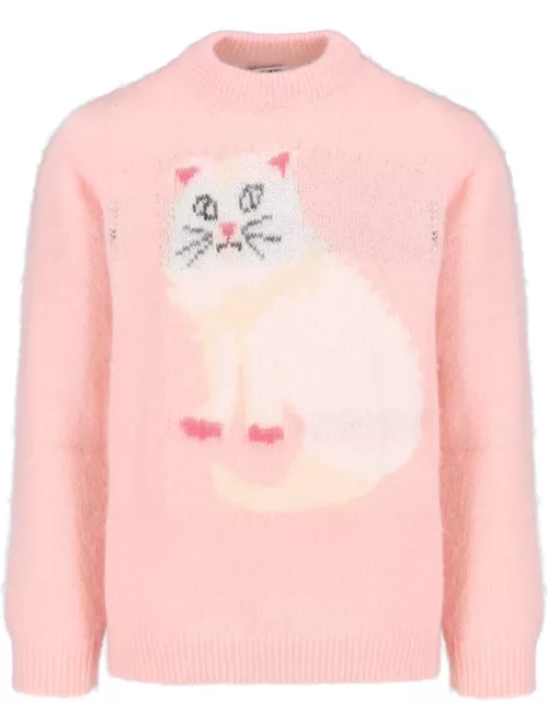 Magliano Cat Intarsia Sweater