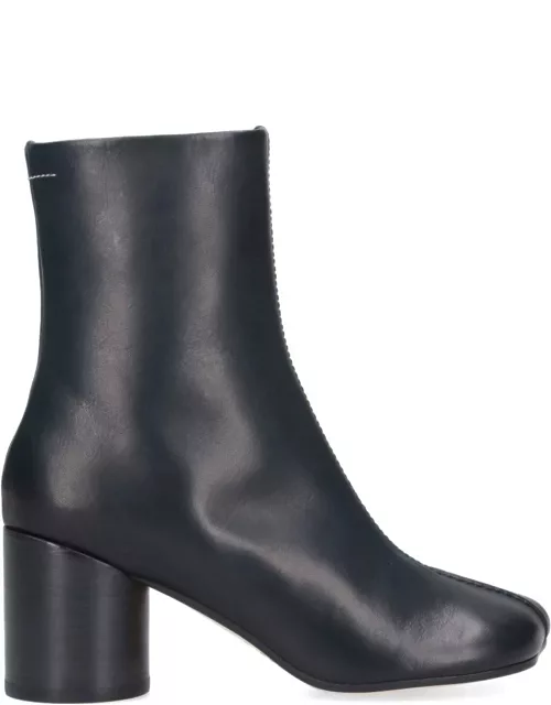 MM6 Maison Margiela 'Stitch-Out' Leather Ankle Boot