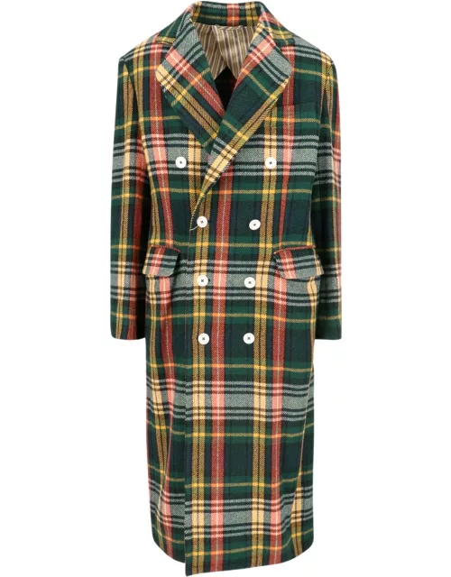 Vivienne Westwood 'Man Long Wreck' Double-Breasted Midi Coat