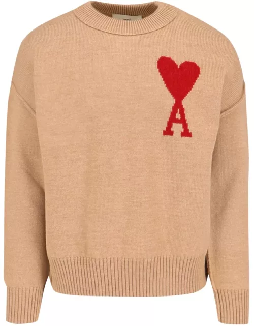 Ami 'Ami De Coeur' Logo Sweater