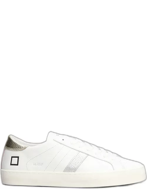 D. A.T. E. Hill Low Sneakers In White Leather
