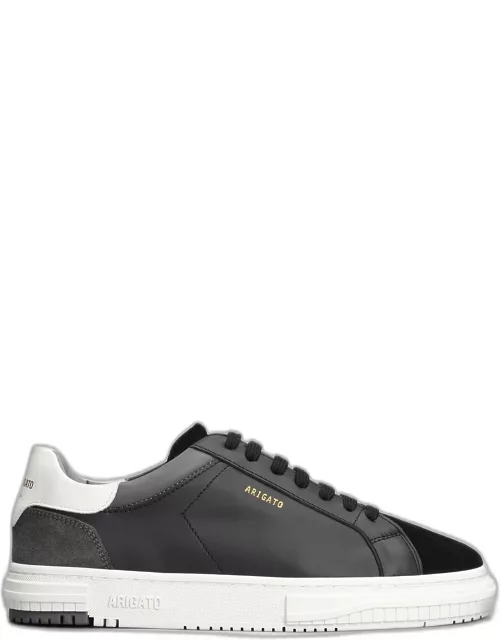 Axel Arigato Atlas Sneakers In Black Suede And Leather